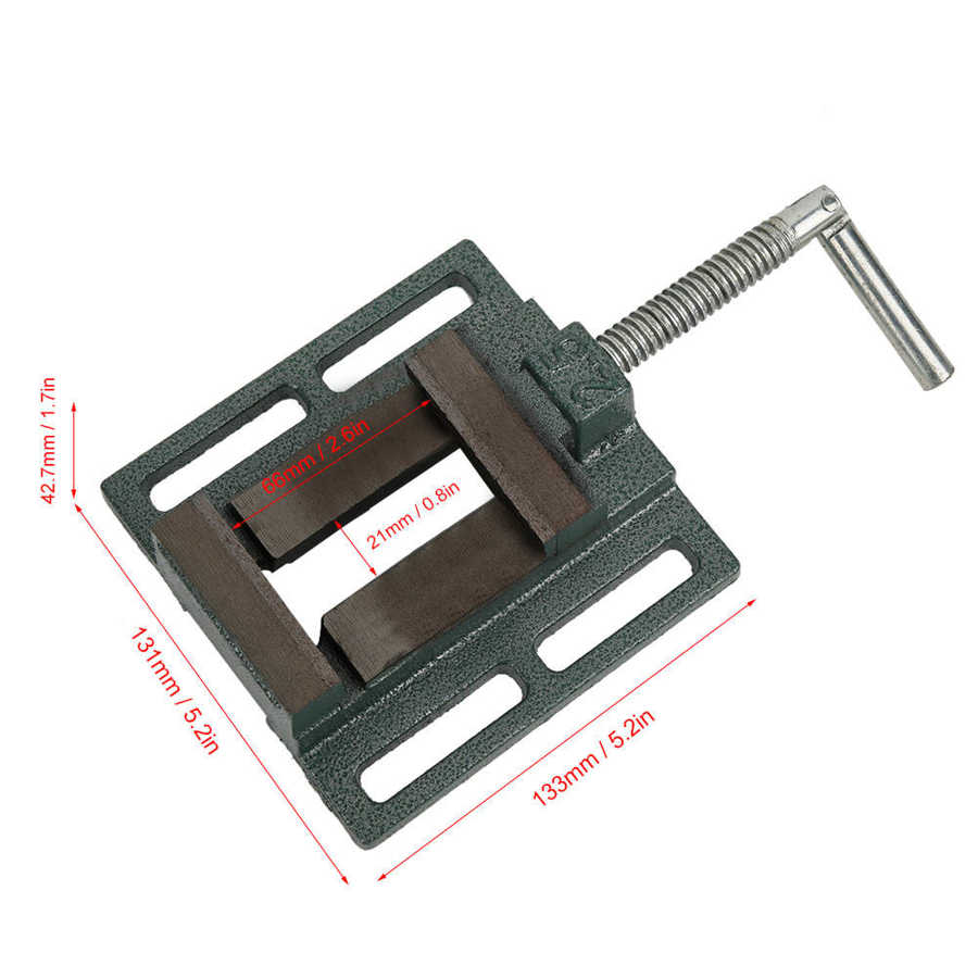 Låse skruestik høj nøjagtighed fræsning fastspænding boremaskine bænk klemme værktøj 2.5in fræsning skruestik