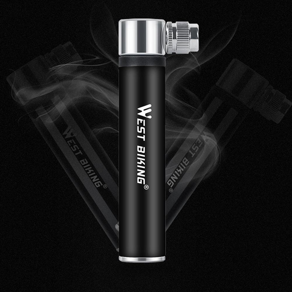 Portable Mini Bike Pump 120psi Aluminum Alloy MTB Road Bicycle Pump Cycling Wheels Tire Pump Ball Rear Suspension Inflator 2022