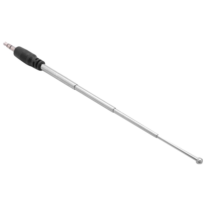 Antenne Radio FM télescopique de 3.5Mm à 4 Sections pour téléphone portable, équipement Audio Mp3 Mp4