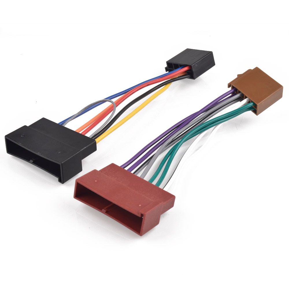 Autoradio ISO Adapter Kabel Plug Harnas Connector voor ford MK1 Fiesta mk4 Escort Explorer Ka