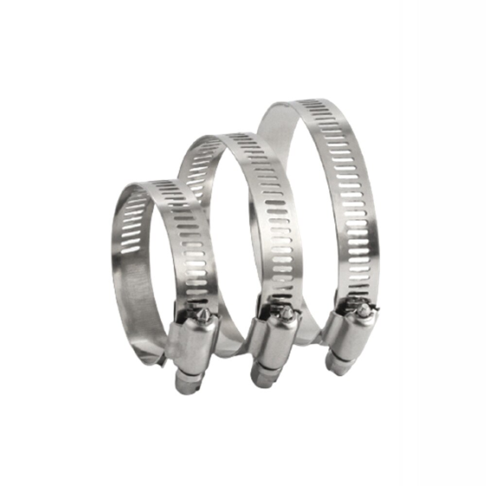 Abrazadera de manguera de tornillo sin fin de , abrazadera de tubo de Aro para manguera de acero inoxidable 304, soporte de montaje en poste de 10/20/30/40cm de diámetro