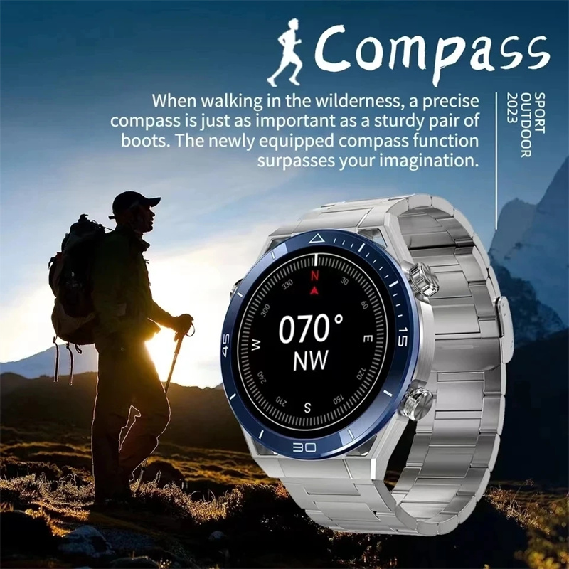 Huawei DT UltraMate Smartwatch pour homme, NDavid, boussole, appel Bluetooth, suivi GPS, ECG 2024 +, sport, original, , 100