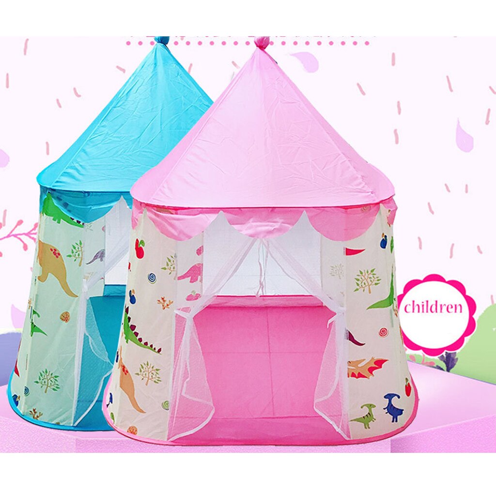 Roze Dinosaurus Thema Tent Kinderen Speelhuisje Voor Kinderen Indoor Outdoor Play