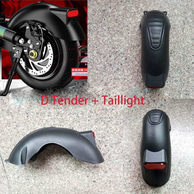 10 Inch Elektrische Scooter Universal Rear Fender Met Achterlicht Richtingaanwijzer Achteraf Fitting Lamp