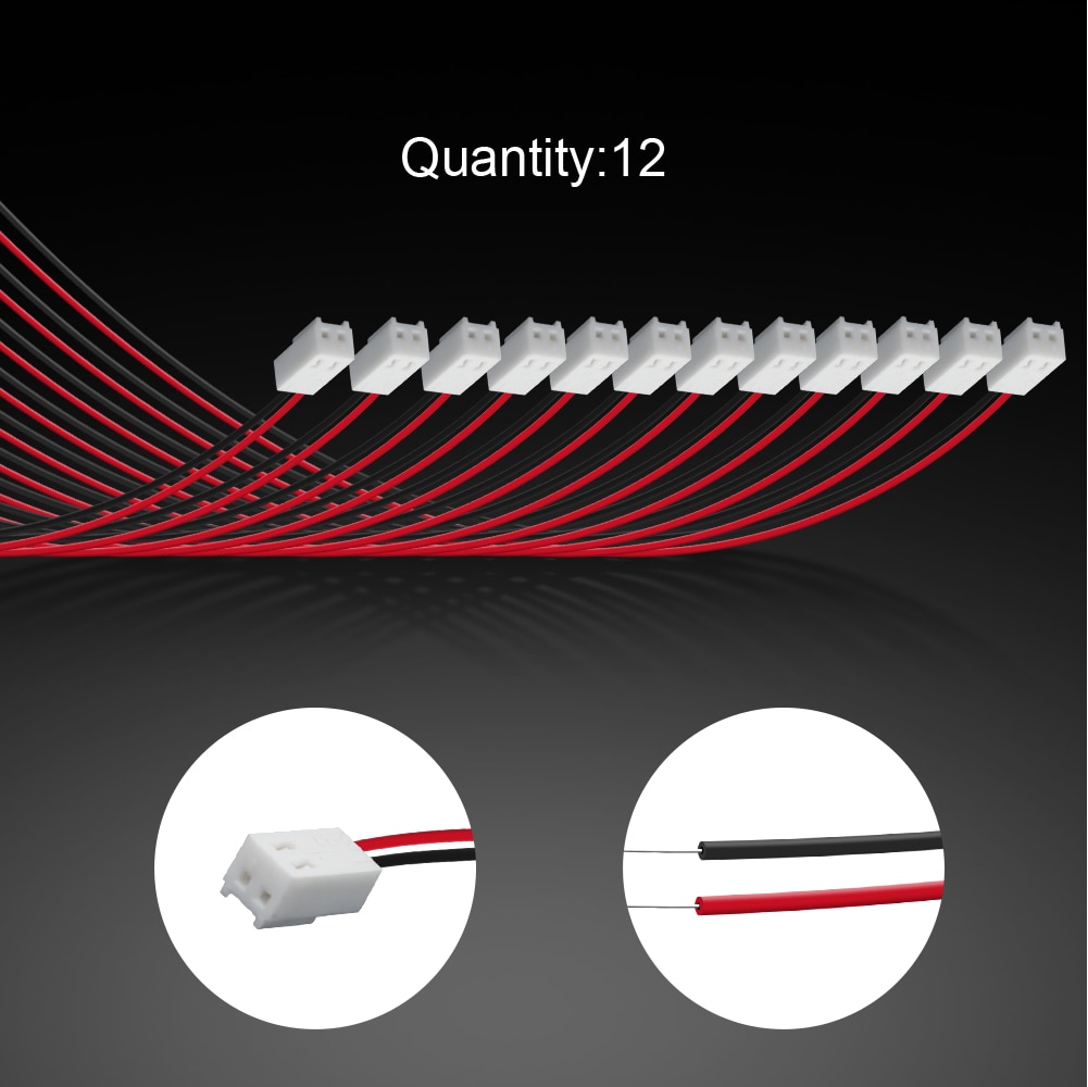 Port Sharing Box With 12pcs Port 2510 Male Plugs For LED Lighting Model Train Railway Connection DIY Model Making