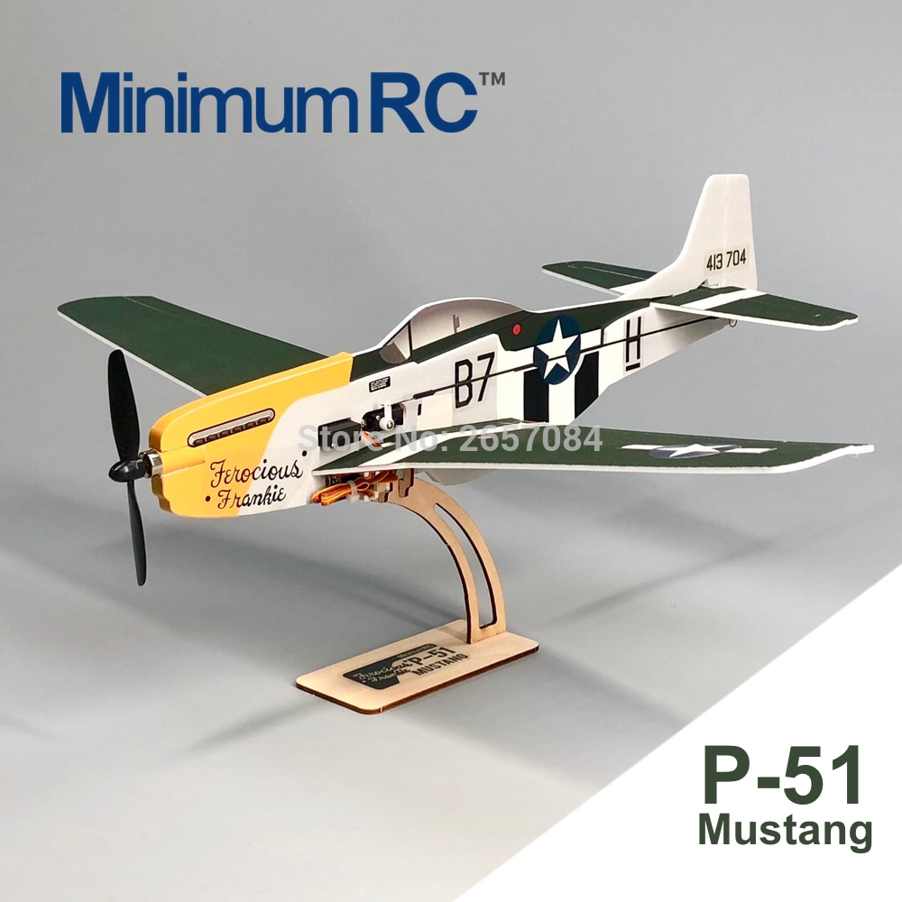 MinimumRC P-51 Mustang 360mm Wingspan 4 Channel Trainer Fixed-wing RC Airplane Outdoor Toys For Children Kids