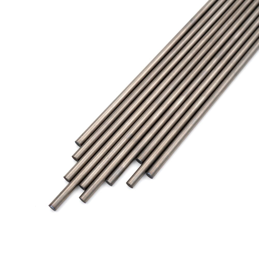 10 pièces Gr2 12mm dia x 250mm longueur titane alliage barre ronde tige industrie Machine utilisation bricolage Anti-corrosion matériel