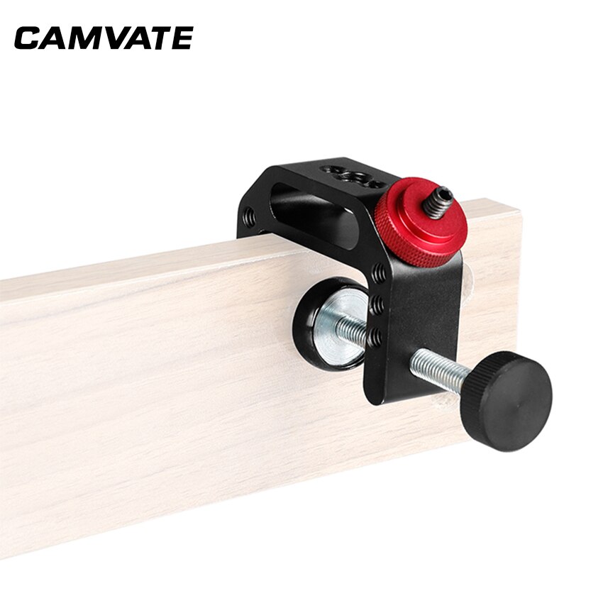 CAMVATE Universal Camera C Clamp Support Clamps Clamp With 1/4"-20 Thread Screw Mount For DSLR Camera Photography Accessories