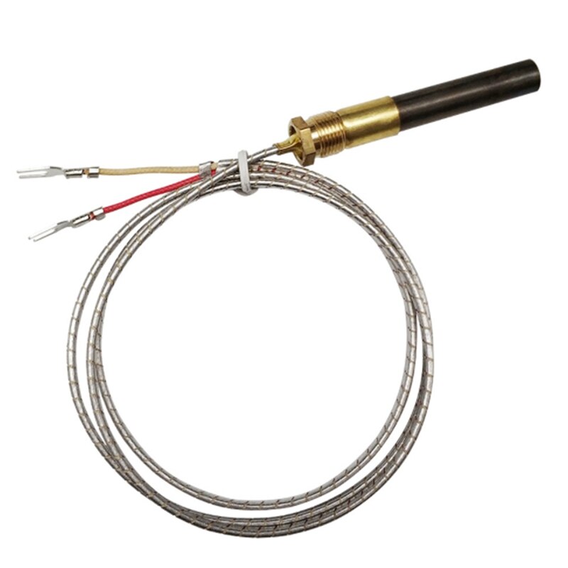Termopar para calentador, chimenea termopila de repuesto, chimenea y estufa para estufas de Gas de fuego: 91cm