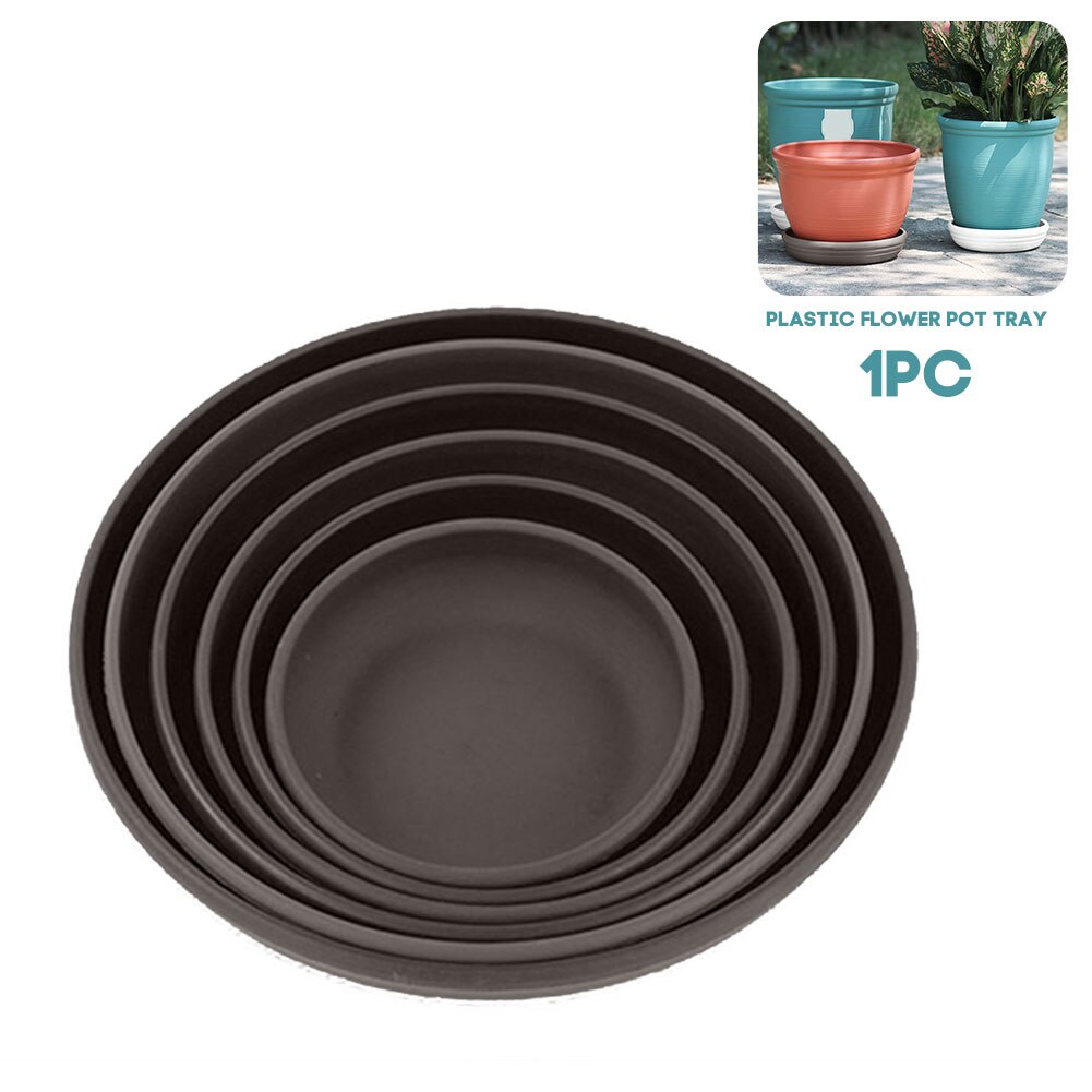 Bacs à gouttes pour pots de fleurs, plateau pour goutte-à-goutte, balcon intérieur et extérieur réutilisable, conteneur sous-tasse pour plantes rondes pour la maison et le jardin
