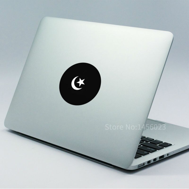 Islam muslimsk symbol lys vinyl laptop mærkat til apple macbook air pro retina 11 " 12 " 13 " 15.6 chormebook skin notesbog klistermærker