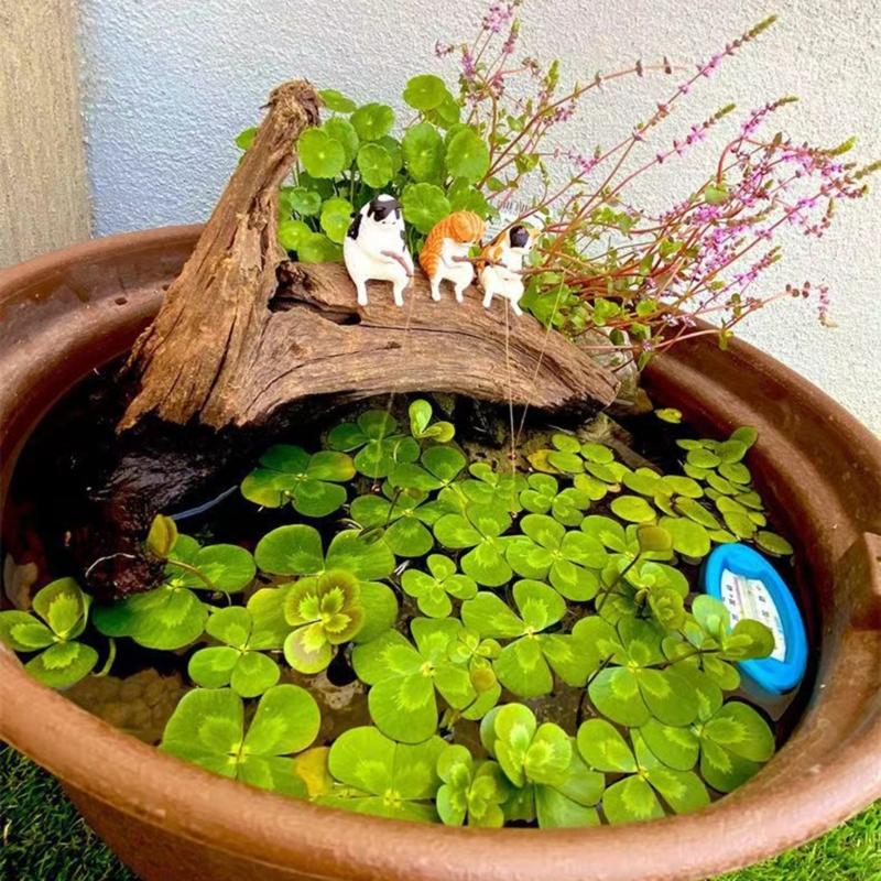 Fish Tanks Resin Decoration Aquariums Landscapes Fishing Figurine Statue