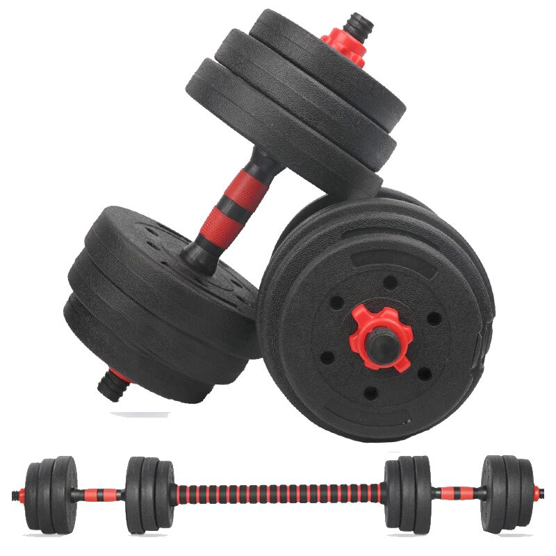 ADKING10kg Adjustable Collapsible Dumbbell Set Fitness Household Gym Weight Lifting traning equipment for masculine arm Triceps