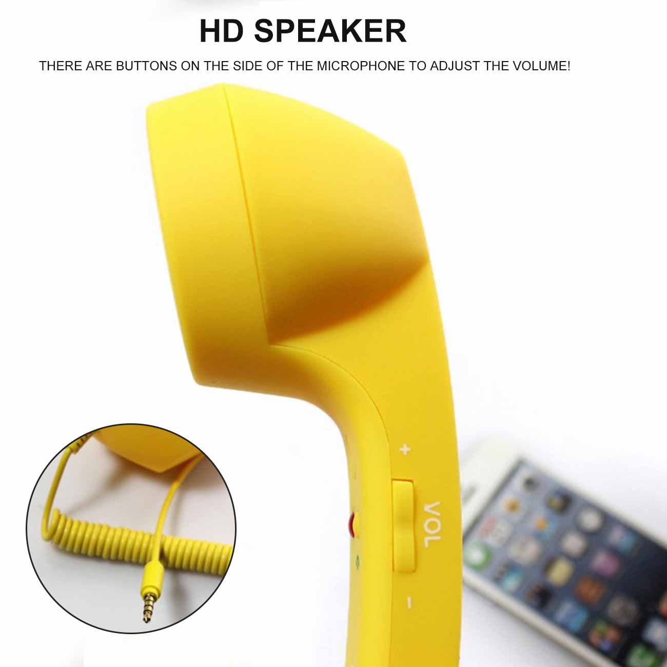 Auriculares Retro estéreo con cable para teléfono móvil, auriculares con llamada cómoda
