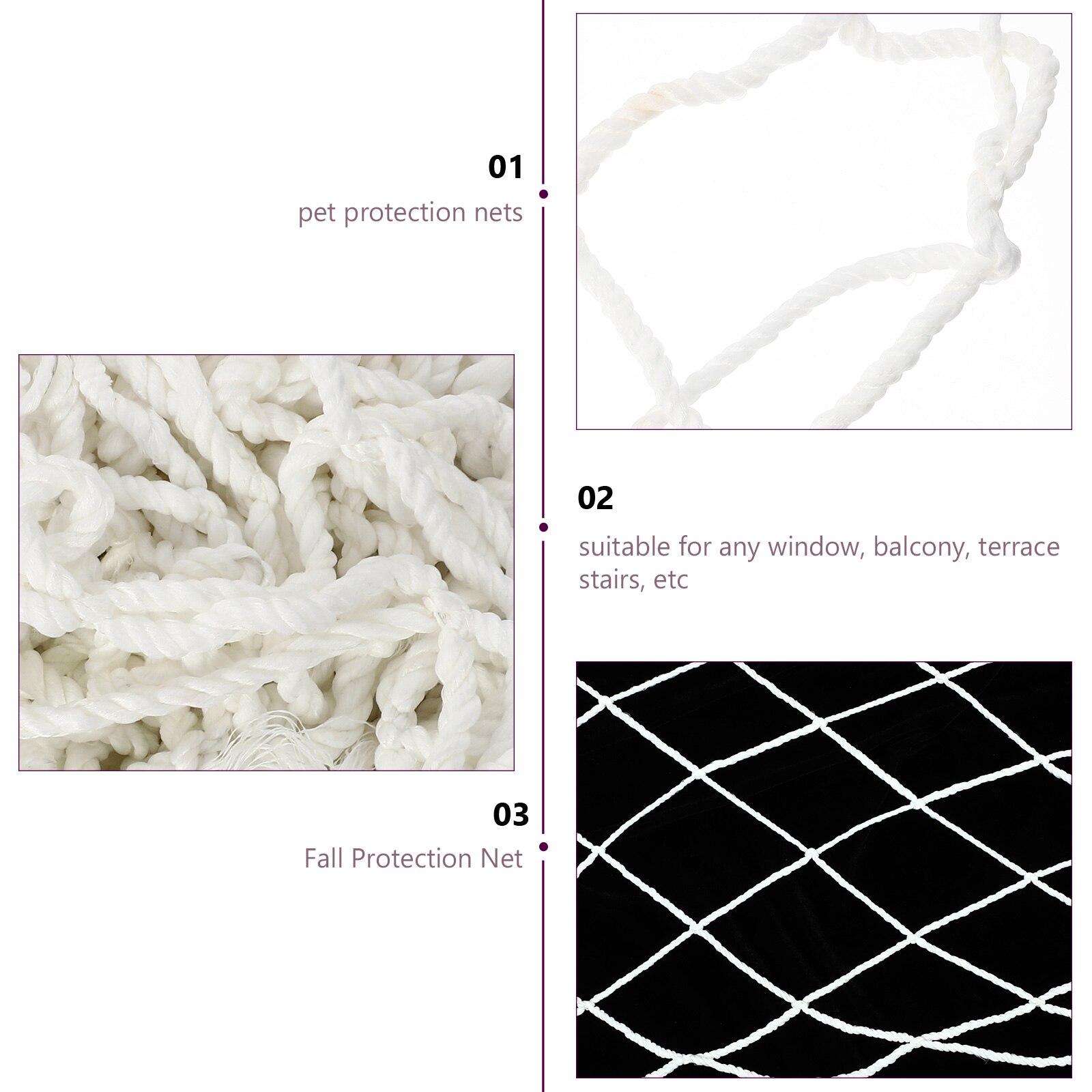 Household Pet Mesh Anti-fall Dog Netting Balcony Cat Netting Pet Accessory