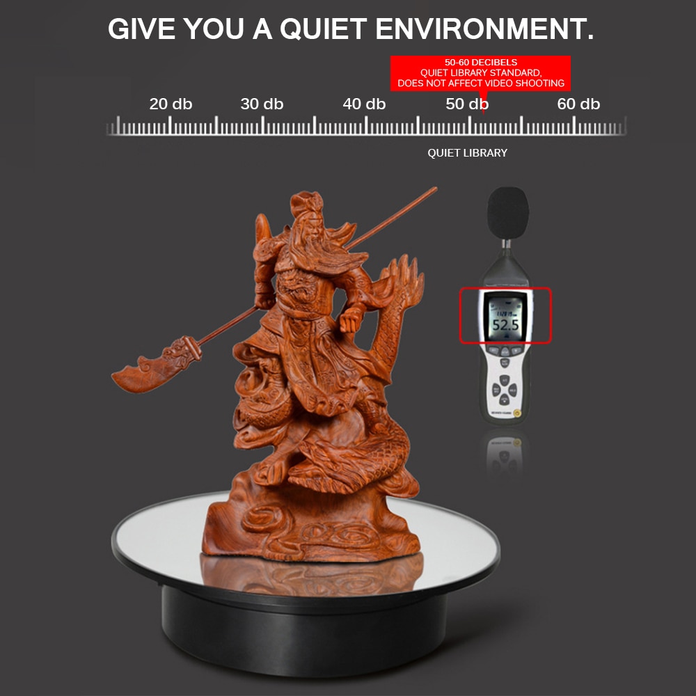 360 Degree Rotary Electric Rotary Table Display Stand Rotating Turntable For Photography Video Shooting Strong And Durable