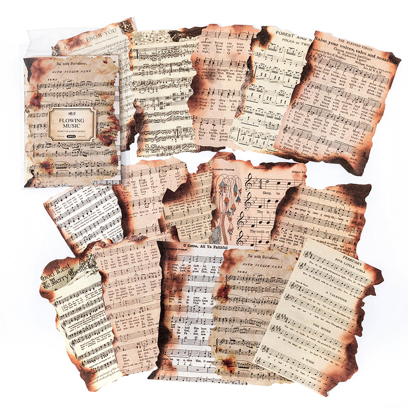 30 Uds. De fragmentos de mapas de papel de Material Vintage, planificador diario basura decorativo, bricolaje, álbum de recortes, Collage, papel de fondo artesanal: Transparente