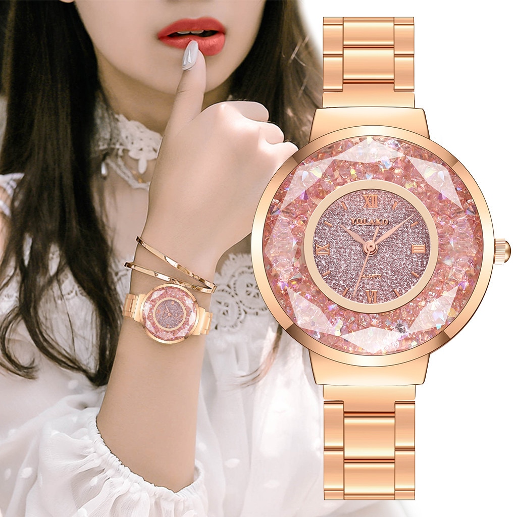 Dames Luxe Horloges Vintage Lederen Vrouwelijke Horloge Luxe Vrouwen Mode Prachtige Sterrenhemel Horloges Reloj Mujer