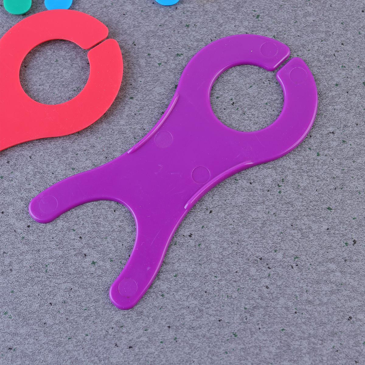 20pcs Woolen Winding Board Portable Winding Plate Board Chic Woolen Winding Material Winding Board (Mix Color)