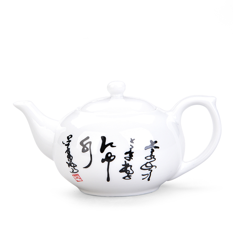 Service à thé en céramique Kung Fu | Théière, fleur en ligne, couleur en option, service à thé en céramique, petite théière, porcelaine: D
