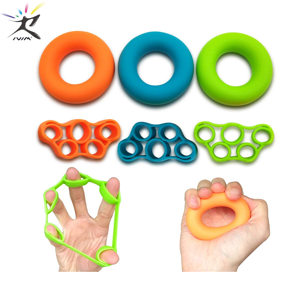 Dedo bandas elásticas de resistencia mano anillo de dedo potencia manual de formación bandas mano formación Camilla Ejercicio de tirar anillo bandas elásticas para Fitness