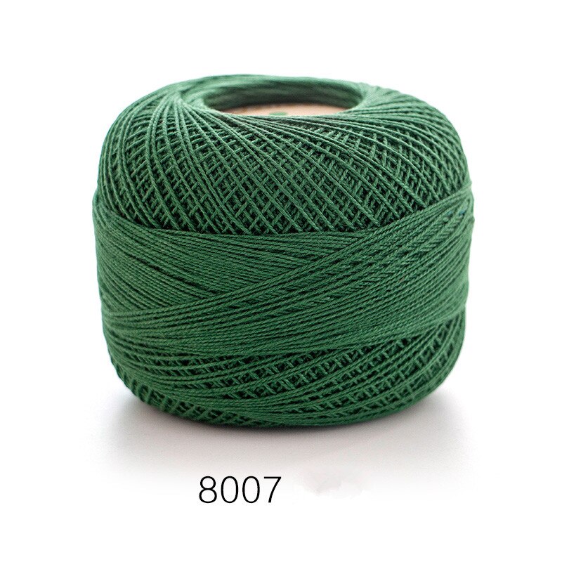 100%  bomuld 50g/ stk 0.8mm blonde hæklegarn  by 1.5mm hæklenåle, håndstrikket babysilke tyndt garn til strik: 8007