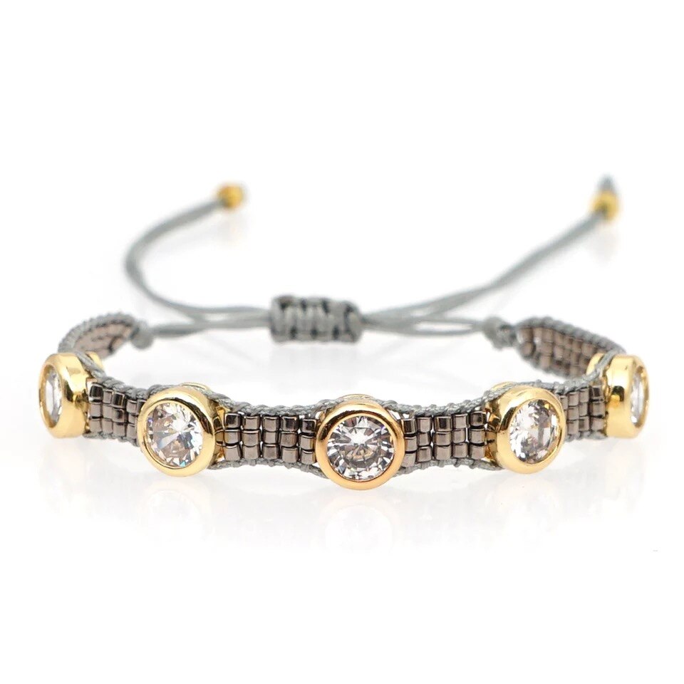 Zhongvi Mexico Armband Armbanden Voor Mannen Crystal Pulseras Mujer Moda Vrouwen Sieraden Armband