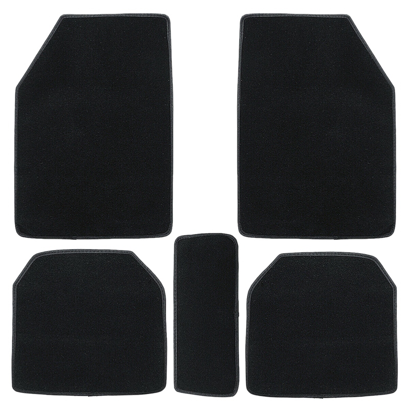 Velvet Universal 5X Car Floor Mats Rug Carpet All-Weather Full Fit for Truck SUV