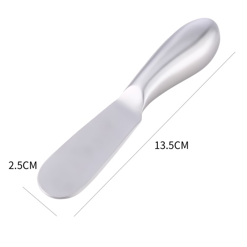 Coupe-beurre en acier inoxydable, couteau à beurre à tête ronde, coupe-crème, couteau de cuisine