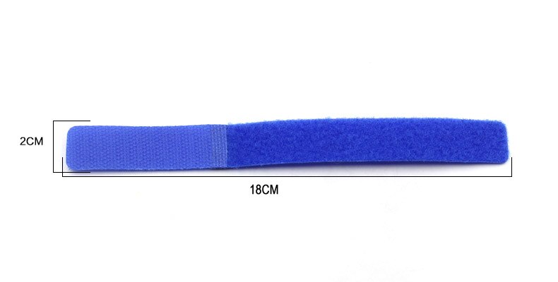 10 stks/pak Kleurrijke Herbruikbare Nylon Magic Tape Haak Lus Kabel Cord Ties Tidy Bandjes Organiseren
