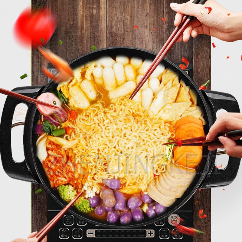 Multifunction Electric Cooker Cooking And Frying Pan Home Portable High Power 1500W Electric Pot Kitchen Cooking Appliances