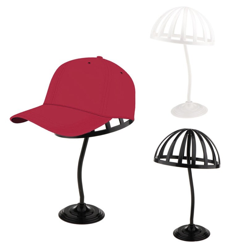Chapeau présentoir casquette en métal présentoir seau chapeau paille chapeau sunhat support d'étagère perruque postiche support de rangement # Q