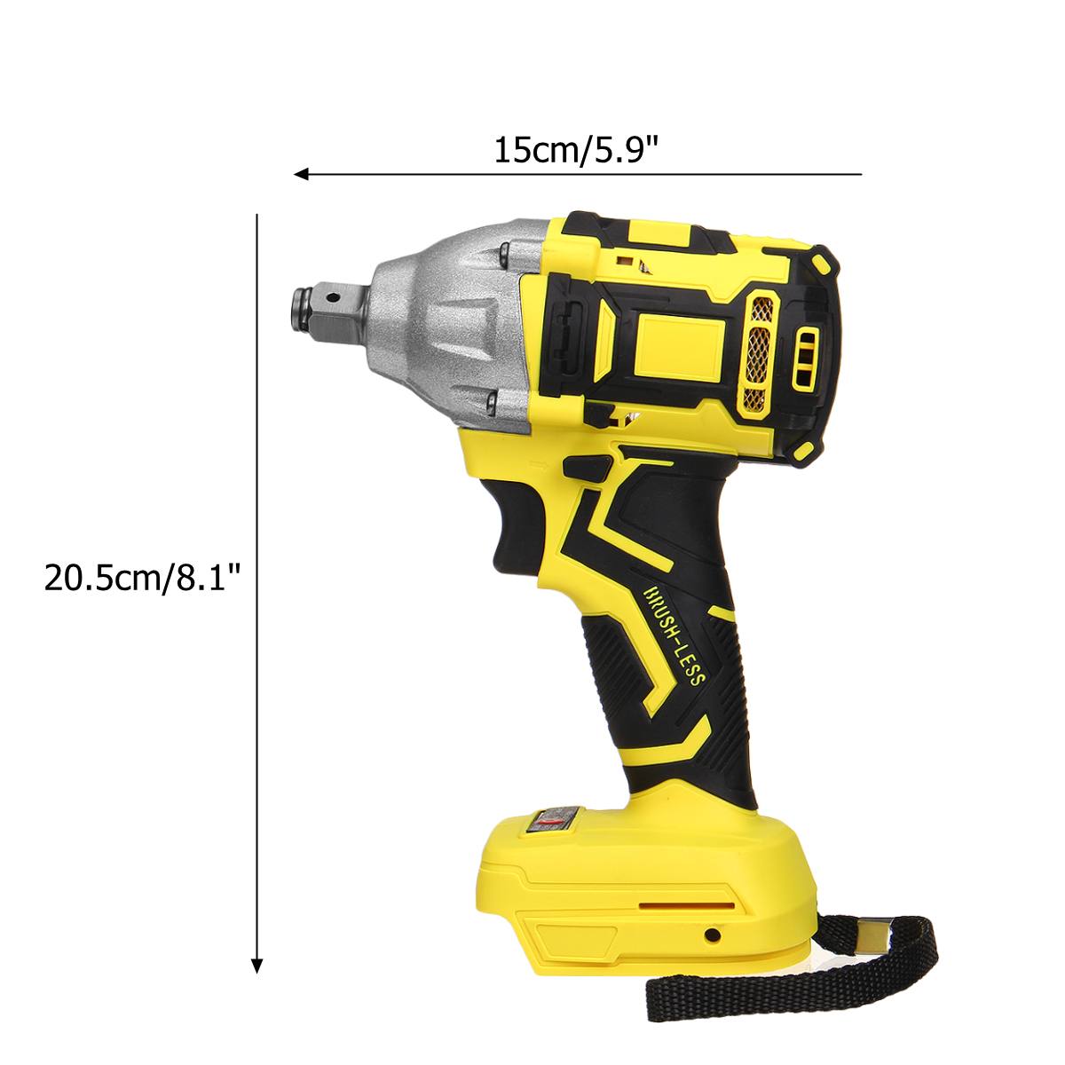 18V 350N.m Brushless Impact Wrench Cordless Electric Wrench Power Tool Torque Rechargeable For 18V Makita Battery DTW285Z