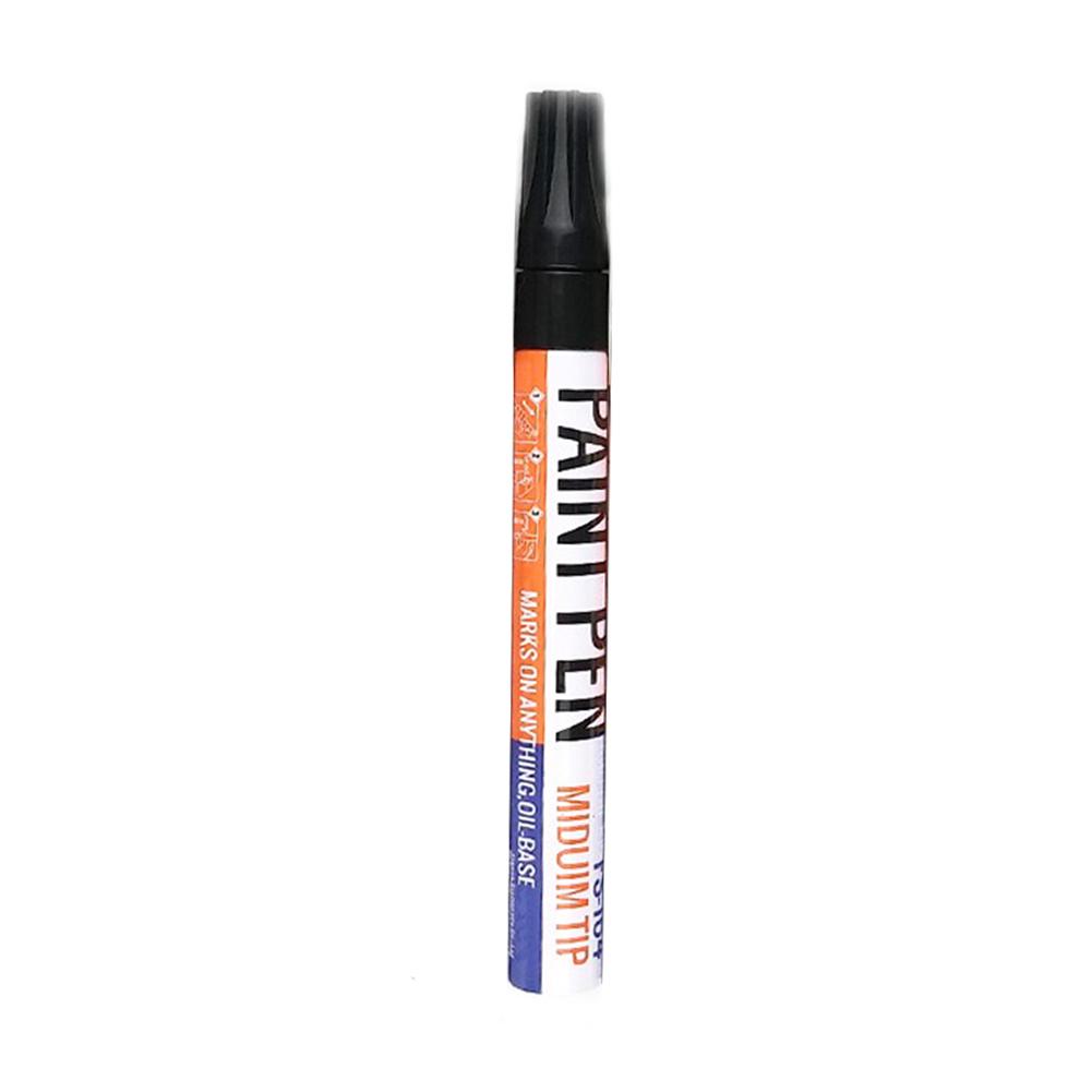 Bildæk maling tusch vandtæt permanent tusch pen kontor papirvarer vandbaserede premium tuscher fill paint pen: Sort