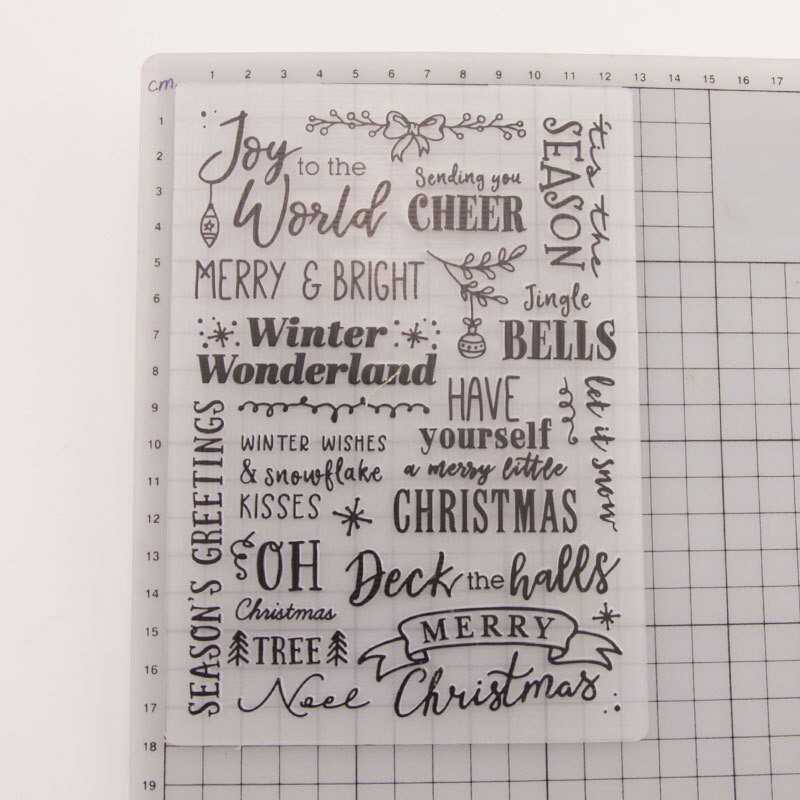 alphabet Words Letter Embossing Folders for Papers Photo Album Making Cards Supplies DIY Plastic Scrapbooking Cutting Dies