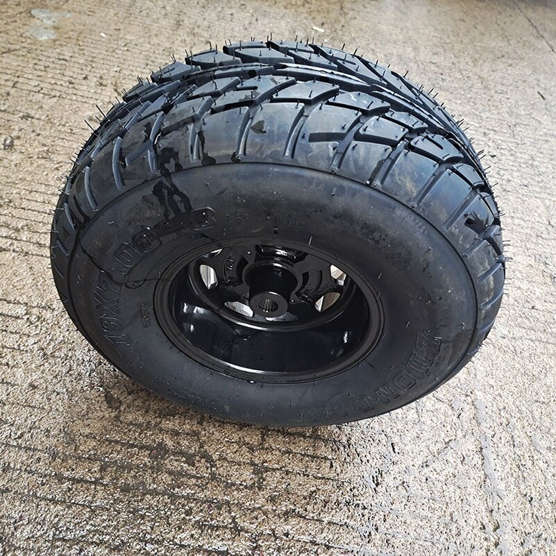 8 Inch ATV Tire 19x7-8 Fit for four wheel vehcile motorcycle 50cc 70cc 110cc 125cc Small ATV Front Or Rear Wheels 19x7.00-8 tyre: Black