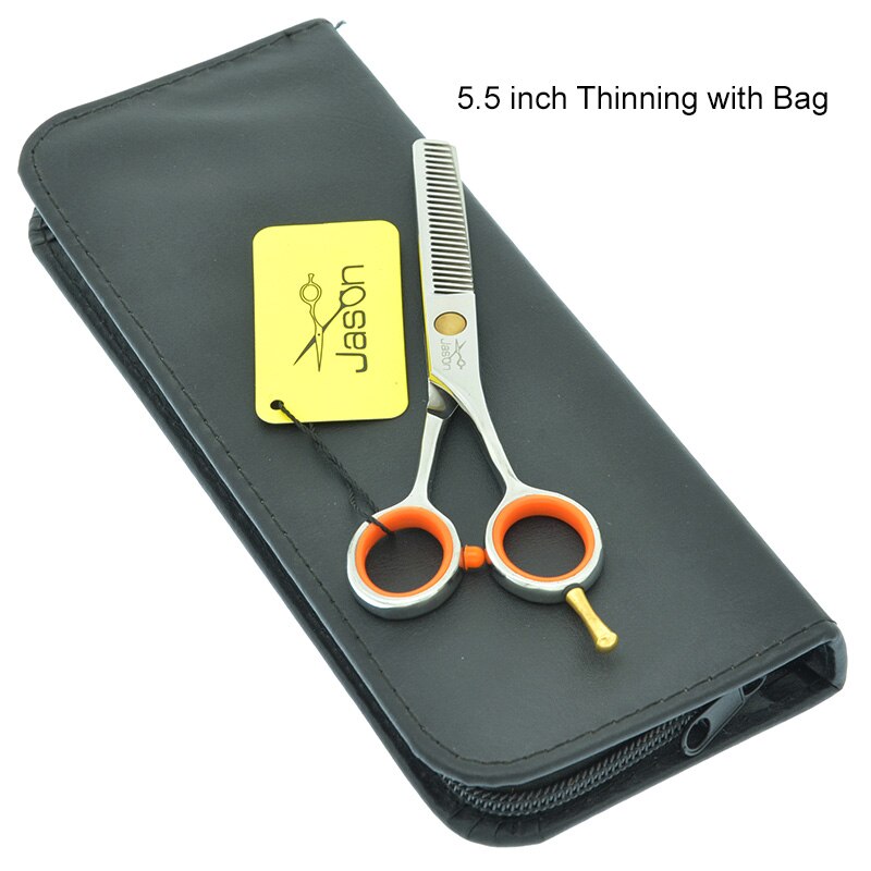 4.0 "5.0" 5.5 "Jason Kleinste Haar Knippen Schaar Professionele Haar Schaar Voor Kappers Kappers Dunner Scharen A0051D: A0051D-06-55