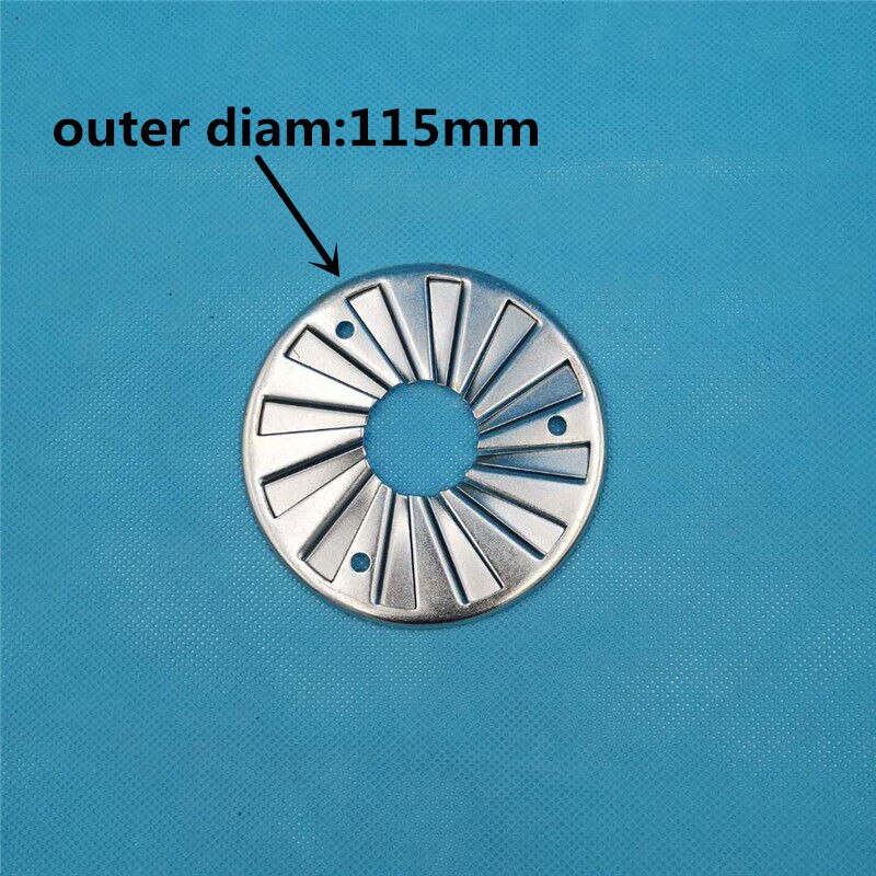 Burner flame plate fire stabilizing ring OD102MM/115MM/135MM/165MM Burner flame disk: Light Yellow