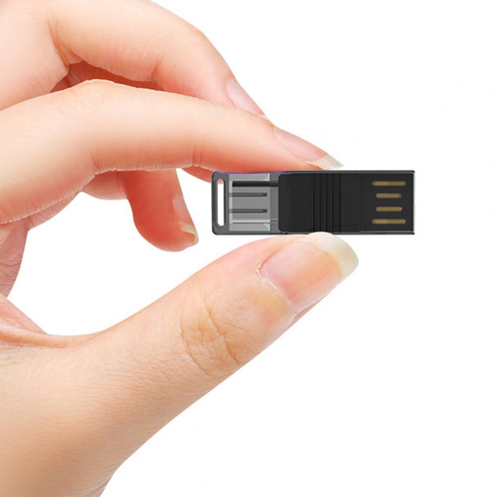 Przenośny wielofunkcyjny typu C USB2.0 Port 2-w-1 OTG czytnik kart pamięci robić komputera telefon komórkowy