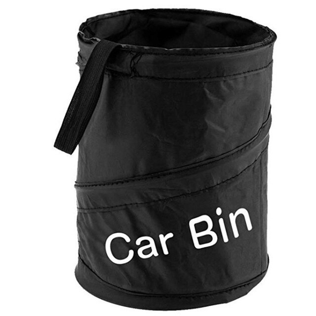 Pqahffowr Camping Prullenbak Opvouwbare Draagbare Outdoor Vuilnisbak Camping Supplies Tuin Opbergtas Zwart