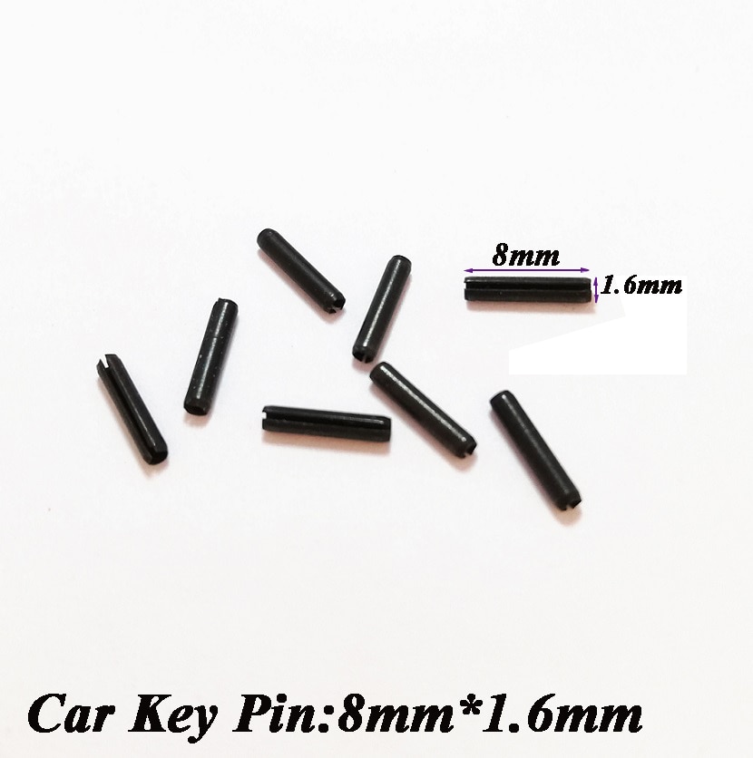 Broches de clé de voiture en métal, pliable, clés de fixation à distance, épingles de retenue, clé de voiture connecteur de fixation de la lame d'automobile, 200 pièces/lot