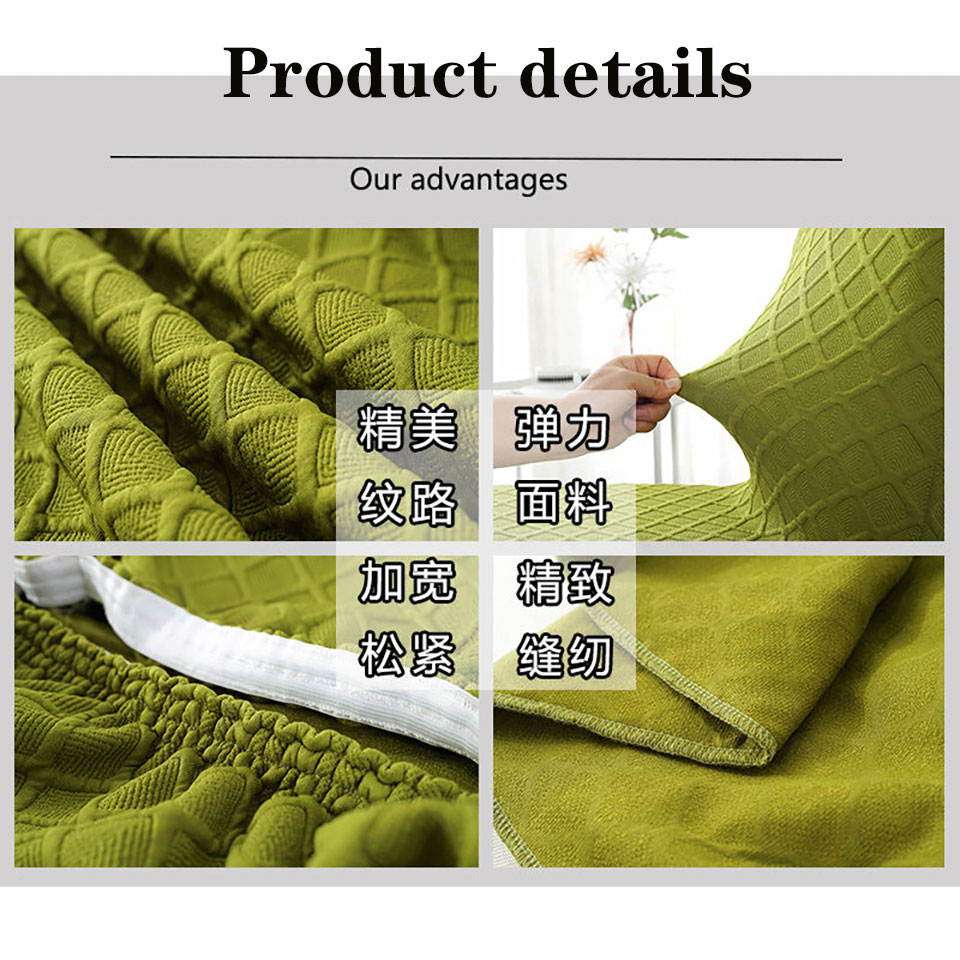 Housse de chaise élastique en tissu à Double couche | Couvre-chaise extensible pour la cuisine/mariage, housse de chaise en Spandex avec dossier pour salle à manger