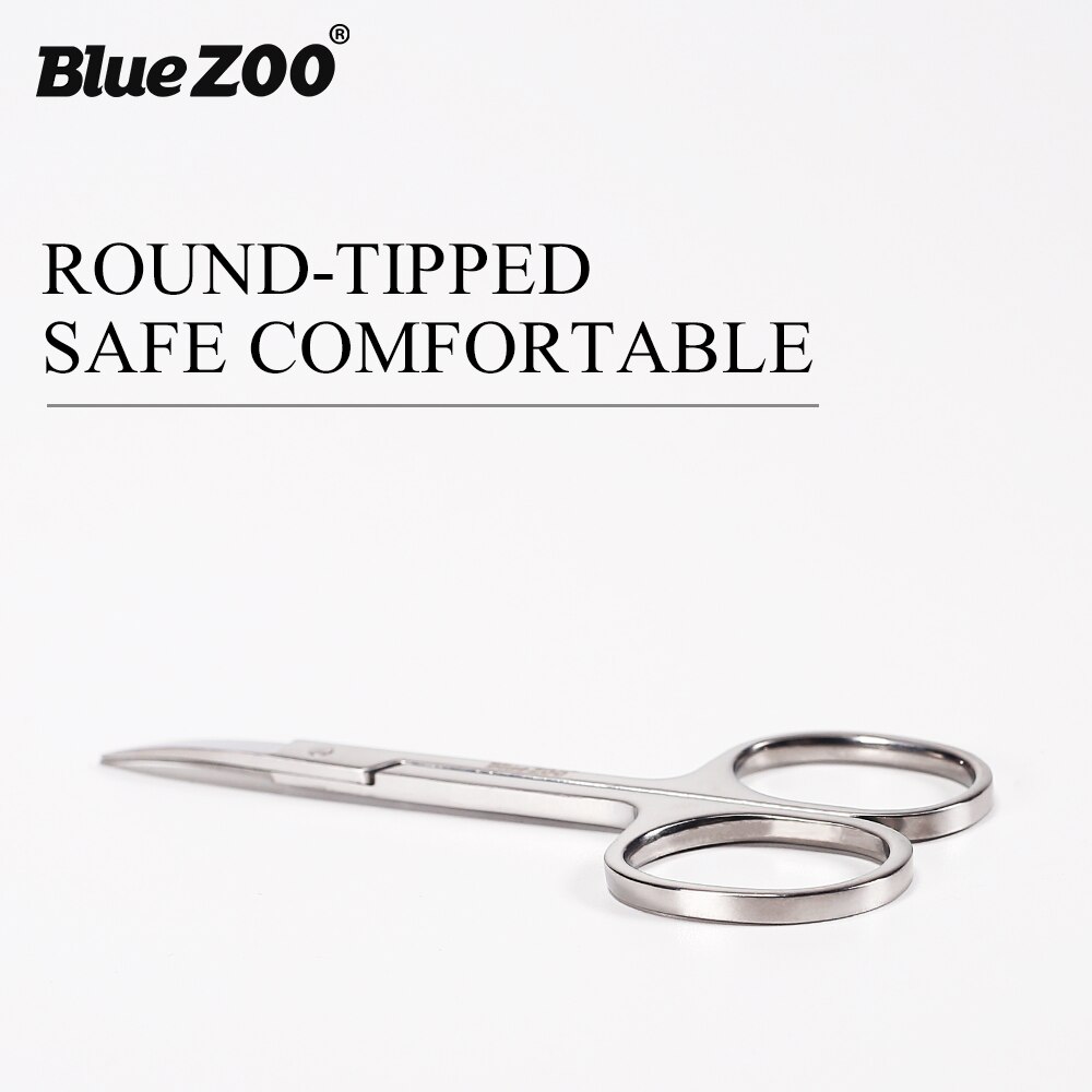 Tijeras para cejas, pestañas y cejas recortador de, tijeras para el pelo de la nariz, tijeras de manicura de acero inoxidable, cortador, herramientas para maquillaje de uñas