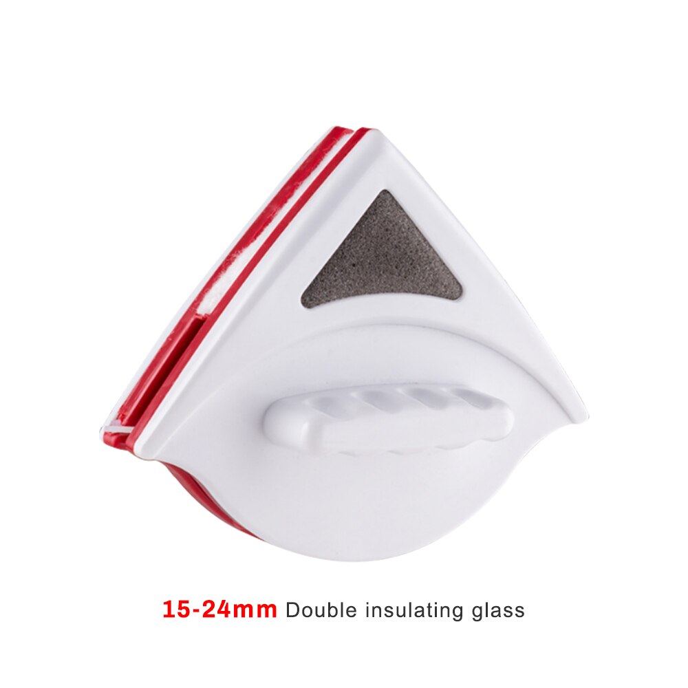 Magnetic Window Wiper Glass Cleaner Brush Tool Double Side Magnetic Brush Window Glass Brush for Washing Household Cleaning Tool: A 15-24mmdoublelayer