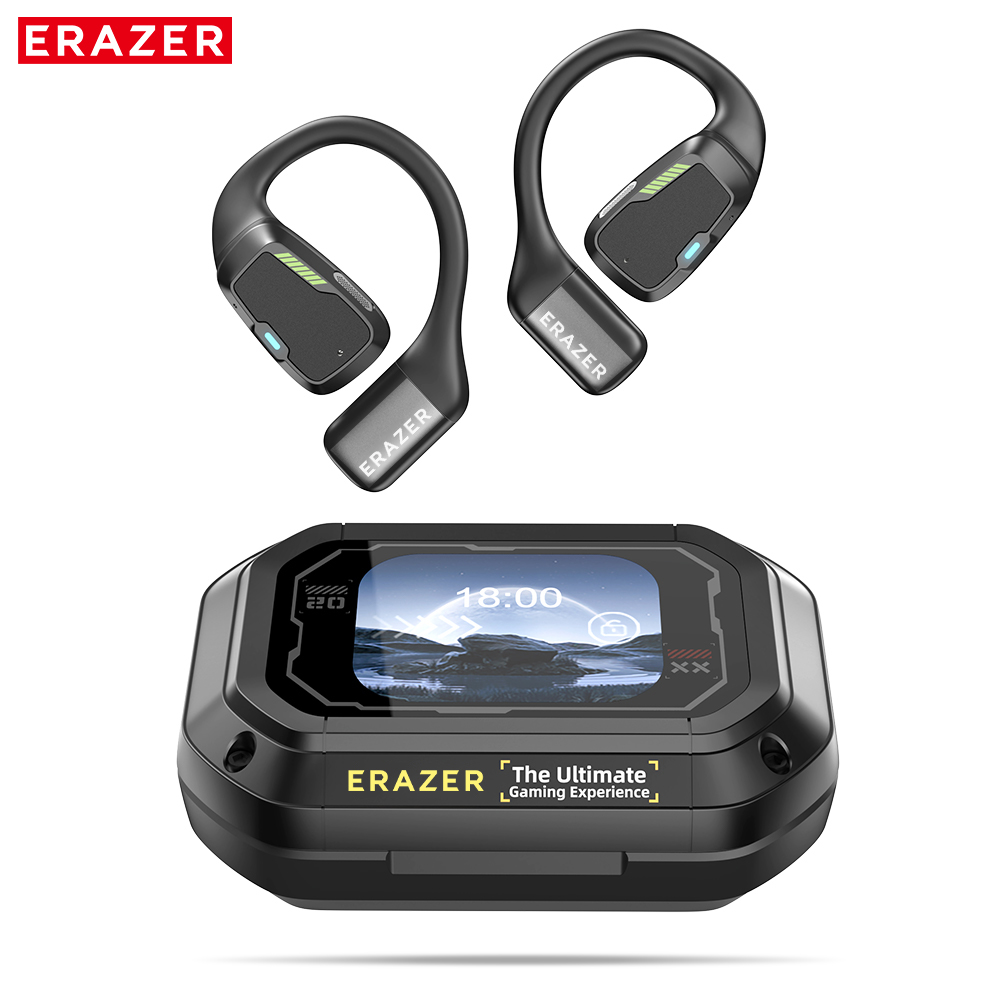 [ai-kopfhörer] erazer  xp6 bluetooth-kopfhörer, schlaf-asmr-headset, diy-equalizer-app, kabellose ki-kopfhörer, büro, reisen, ,16mm- fach fahrbar: Schwarz