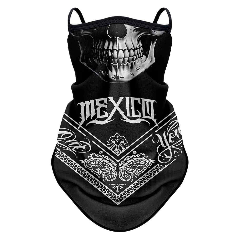 Máscara de protección solar Retro para Moto, pañuelo para la cabeza para motocicleta, Anti-UV para verano, cubierta para la cabeza y el cuello al aire libre, protector facial para montar, diadema deportiva: Azul