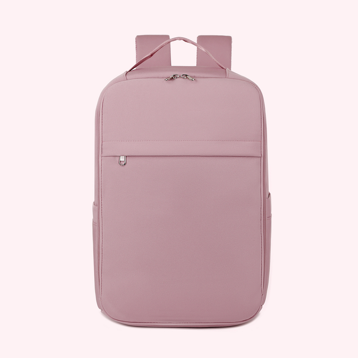 Mochila para mujer 2025, nueva mochila sencilla para ordenador de negocios, bolsa de viaje de gran capacidad para exteriores, bolso escolar para estudiantes para niños: Rosa