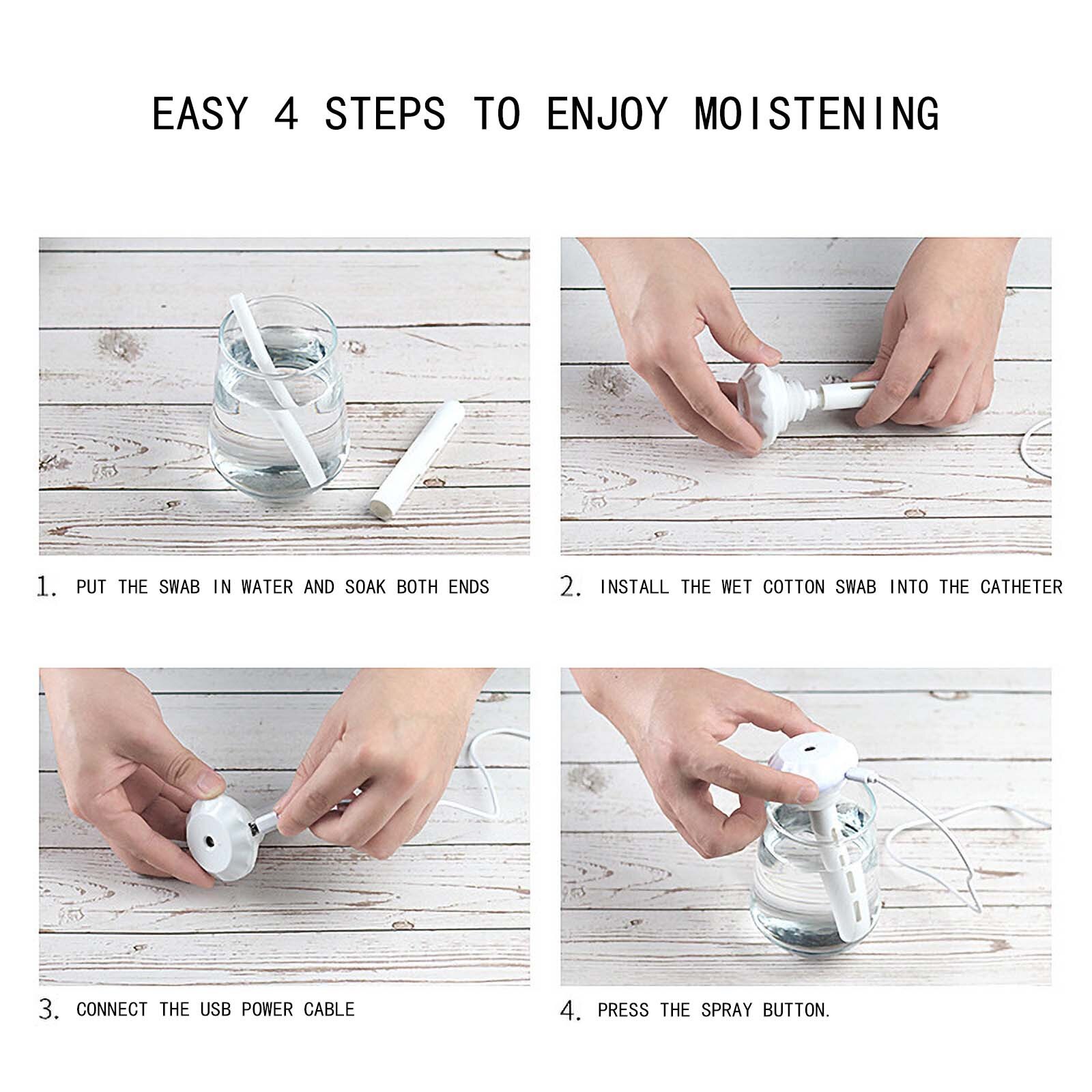 Ultrasonic Mini Air Humidifier Adjustable Height Donut Usb Humidifier Portable U Ltrasonic Mist Maker Aroma#p30