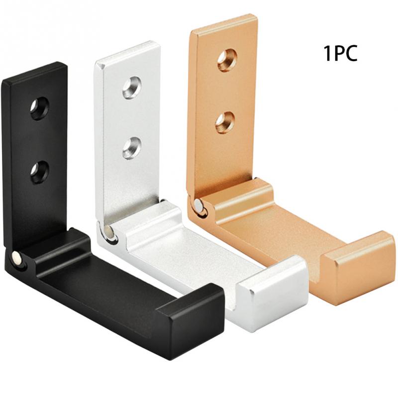 Aluminium Goud Zilver Zwart Inklapbare Kleerhanger & Handdoek & Jas & Robe Haak Decoratieve Badkamer Haken Wall Mounted