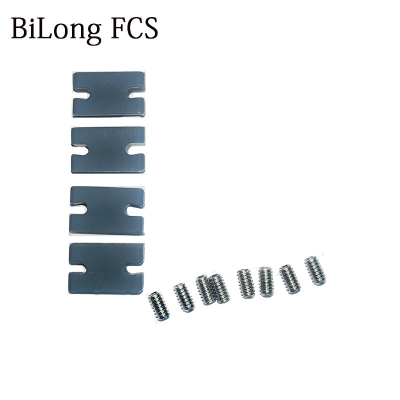 Surf FCS II Compatibility Kit Tab Infill Kit FCSII tab infill kit for FCS II fin box FCS key Grub surfboard fin Screws: 4 kit